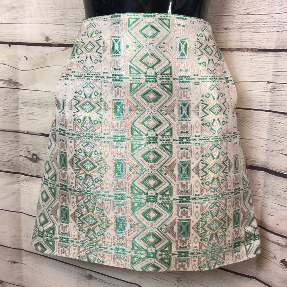 J.Crew Metallic Skirt